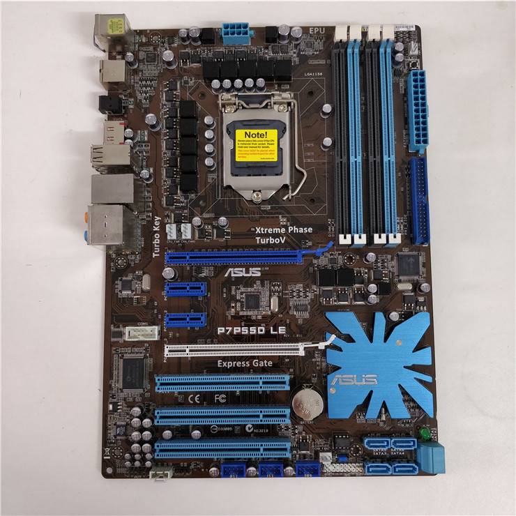 ASUS P7P55D LE Motherboard LGA1156 Chipset Intel P55 DDR3 With I/O Shield